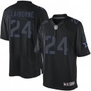 Men Nike Dallas Cowboys &24 Morris Claiborne Elite Black Impact NFL Jersey