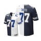 Men Nike Dallas Cowboys &77 Tyron Smith Elite Team/Road Two Tone NFL Jersey