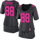 Women Nike Dallas Cowboys &88 Dez Bryant Elite Dark Grey Breast Cancer Awareness NFL Jersey