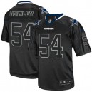 Men Nike Dallas Cowboys &54 Chuck Howley Elite Lights Out Black NFL Jersey