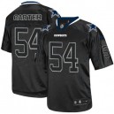 Men Nike Dallas Cowboys &54 Bruce Carter Elite Lights Out Black NFL Jersey