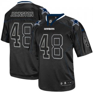 Hommes Nike Dallas Cowboys # 48 Daryl Johnston élite Lights Out noir NFL Maillot Magasin
