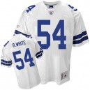 Reebok Dallas Cowboys &54 Randy White Replica White Legend Throwback NFL Jersey
