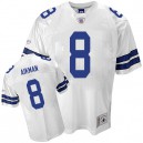 Reebok Dallas Cowboys &8 Troy Aikman Replica White Legend Throwback NFL Jersey