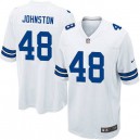 Youth Nike Dallas Cowboys &48 Daryl Johnston Elite White NFL Jersey