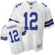 Reebok Dallas Cowboys &12 Roger Staubach Premier EQT White Legend Throwback NFL Jersey