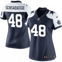 Women Nike Dallas Cowboys &48 Daryl Johnston Elite Navy Blue Throwback Alternate NFL Jersey