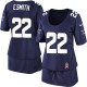 Women Nike Dallas Cowboys &22 Emmitt Smith Elite Navy Blue Breast Cancer Awareness NFL Jersey