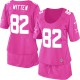 Women Nike Dallas Cowboys &82 Jason Witten Elite Pink Breast Cancer Awareness NFL Jersey