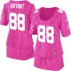 Women Nike Dallas Cowboys &88 Dez Bryant Elite Pink Breast Cancer Awareness NFL Jersey