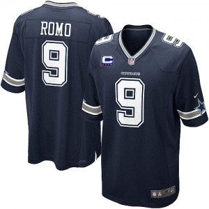 Jeunes Cowboys de Dallas Nike # 9 Tony Romo Élite équipe bleu marine couleur C Patch NFL Maillot Magasin Jeunes Cowboys de Dallas Nike # 9 Tony Romo Élite équipe bleu marine couleur C Patch NFL Maillot Magasin