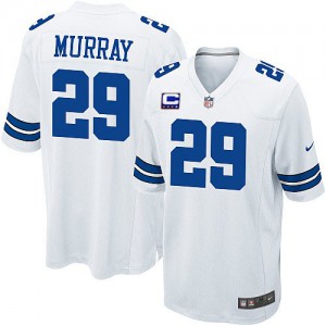 Jeunes Cowboys de Dallas Nike # 29 DeMarco Murray Élite blanc C Patch NFL Maillot Magasin