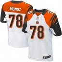 Men Nike Cincinnati Bengals &78 Anthony Munoz Elite White NFL Jersey