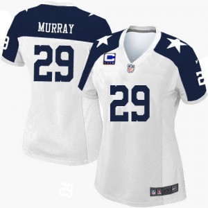 Femmes Nike Dallas Cowboys # 29 DeMarco Murray élite blanche Throwback alternent C Patch NFL Maillot Magasin