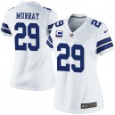 Women Nike Dallas Cowboys &29 DeMarco Murray Elite White C Patch NFL Jersey