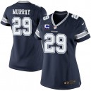Women Nike Dallas Cowboys &29 DeMarco Murray Elite Navy Blue Team Color C Patch NFL Jersey