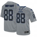 Men Nike Dallas Cowboys &88 Dez Bryant Elite Lights Out Grey NFL Jersey