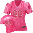 Women Nike Dallas Cowboys &88 Dez Bryant Elite Pink Sweetheart NFL Jersey