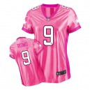 Women Nike Dallas Cowboys &9 Tony Romo Elite Pink New Women Be Luv'd NFL Jersey