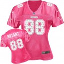 Women Nike Dallas Cowboys &88 Dez Bryant Elite Pink Star Struck NFL Jersey