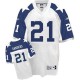 Reebok Dallas Cowboys &21 Deion Sanders White Thanksgiving Premier EQT Throwback NFL Jersey