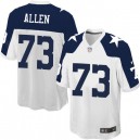Youth Nike Dallas Cowboys &73 Larry Allen Elite White Throwback Alternate NFL Jersey