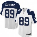 Youth Nike Dallas Cowboys &89 Gavin Escobar Elite White Throwback Alternate NFL Jersey