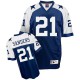 Reebok Dallas Cowboys &21 Deion Sanders Blue Thanksgiving Premier EQT Throwback NFL Jersey
