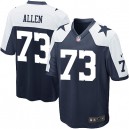 Youth Nike Dallas Cowboys &73 Larry Allen Elite Navy Blue Throwback Alternate NFL Jersey