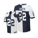 Men Nike Dallas Cowboys &22 Emmitt Smith Elite Throwback/Throwback Two Tone NFL Jersey