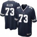 Youth Nike Dallas Cowboys &73 Larry Allen Elite Navy Blue Team Color NFL Jersey
