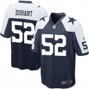 Youth Nike Dallas Cowboys &52 Justin Durant Elite Navy Blue Throwback Alternate NFL Jersey