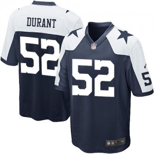 Jeunes Cowboys de Dallas Nike # 52 Justin Durant élite bleu marine Throwback alternent NFL Maillot Magasin