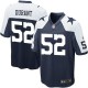 Youth Nike Dallas Cowboys &52 Justin Durant Elite Navy Blue Throwback Alternate NFL Jersey