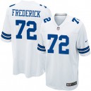 Youth Nike Dallas Cowboys &72 Travis Frederick Elite White NFL Jersey