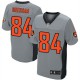 Men Nike Cincinnati Bengals &84 Jermaine Gresham Elite Grey Shadow NFL Jersey