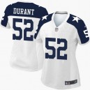 Women Nike Dallas Cowboys &52 Justin Durant Elite White Throwback Alternate NFL Jersey