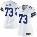 Women Nike Dallas Cowboys &73 Larry Allen Elite White NFL Jersey