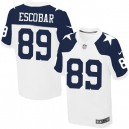 Men Nike Dallas Cowboys &89 Gavin Escobar Elite White Throwback Alternate NFL Jersey