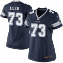 Women Nike Dallas Cowboys &73 Larry Allen Elite Navy Blue Team Color NFL Jersey