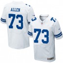 Men Nike Dallas Cowboys &73 Larry Allen Elite White NFL Jersey