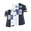 Women Nike Dallas Cowboys &82 Jason Witten Elite Team/Road Two Tone NFL Jersey