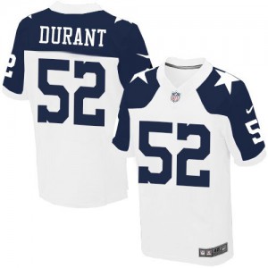 Hommes Nike Dallas Cowboys # 52 Justin Durant élite blanche Throwback alternent NFL Maillot Magasin Hommes Nike Dallas Cowboys # 52 Justin Durant élite blanche Throwback alternent NFL Maillot Magasin
