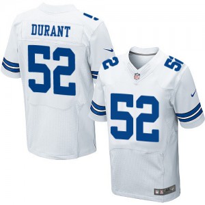 Hommes Nike Dallas Cowboys # 52 Justin Durant Élite blanc NFL Maillot Magasin