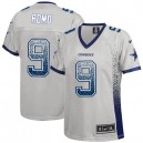 Women Nike Dallas Cowboys &9 Tony Romo Elite Grey Drift Fashion NFL Jersey