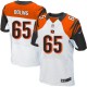 Men Nike Cincinnati Bengals &65 Clint Boling Elite White NFL Jersey