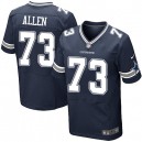 Men Nike Dallas Cowboys &73 Larry Allen Elite Navy Blue Team Color NFL Jersey