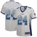 Women Nike Dallas Cowboys &24 Morris Claiborne Elite Grey Drift Fashion NFL Jersey