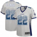 Women Nike Dallas Cowboys &22 Emmitt Smith Elite Grey Drift Fashion NFL Jersey