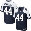 Men Nike Dallas Cowboys &44 Robert Newhouse Elite Navy Blue Throwback Alternate NFL Jersey